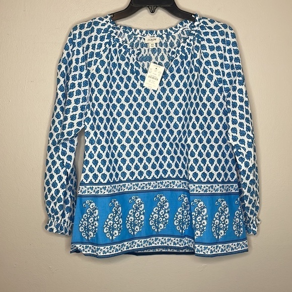 J. Crew | Block-Print Artist‎ Top 207 - Picture 10 of 11
